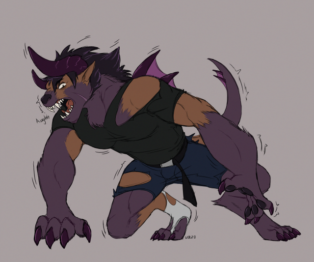 Feral purple Behemoth