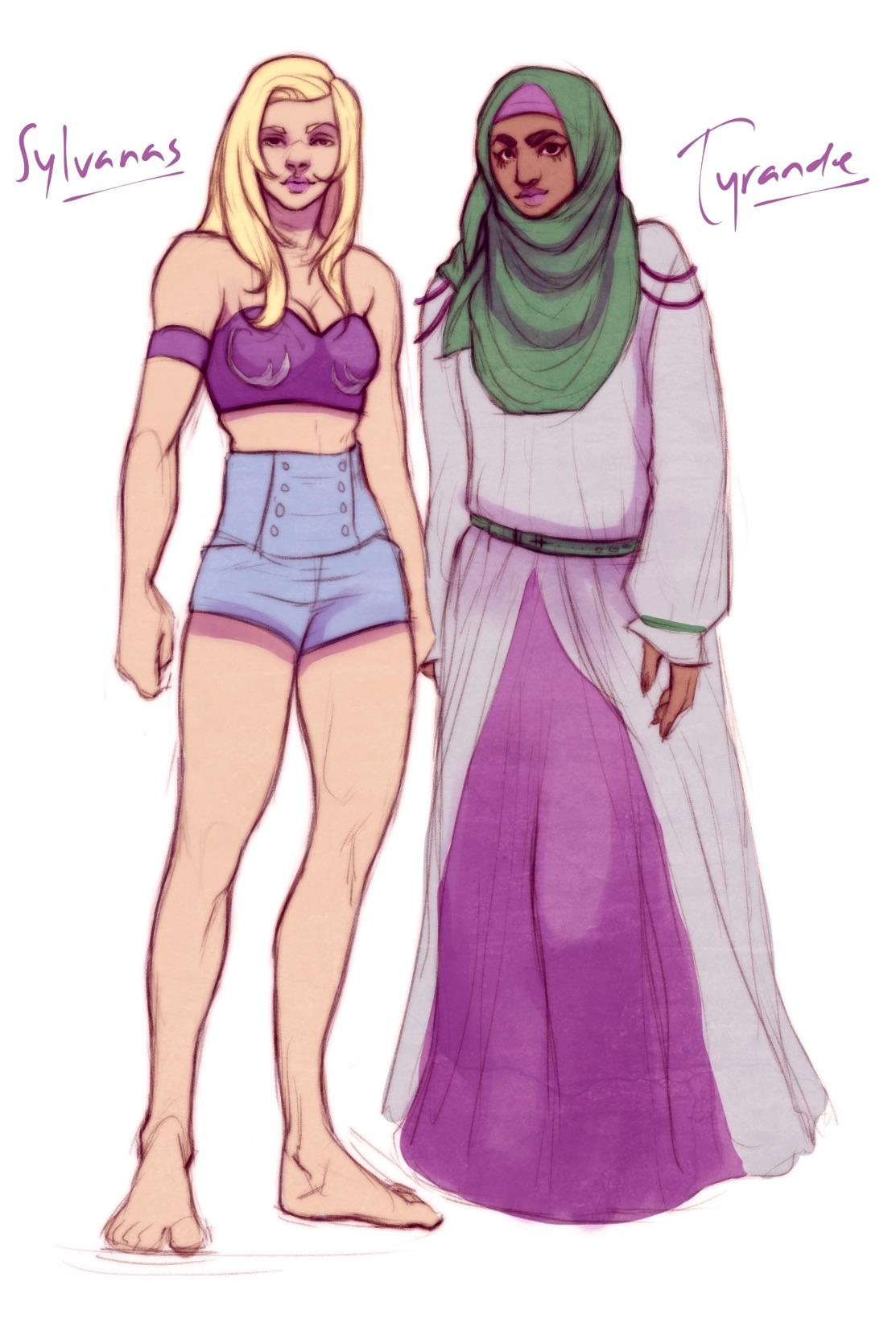 who run the street? TRANS SYLVANAS AND HER DELICATE MUSLIM GIRLFRIEND.
and they’re hot.
