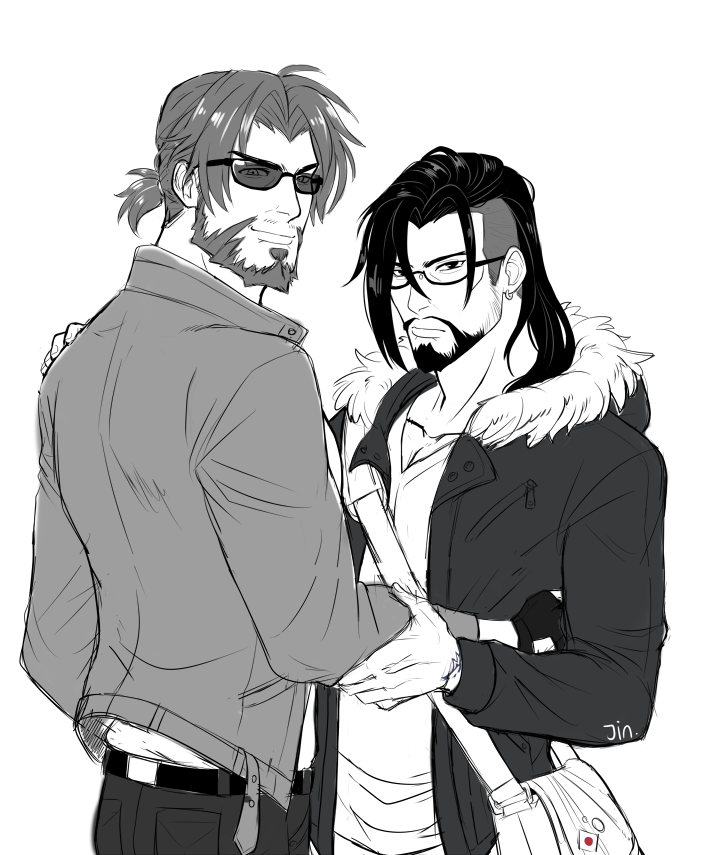 “Southern biker Jesse Mccree and his Japanese hipster boyfriend” the au