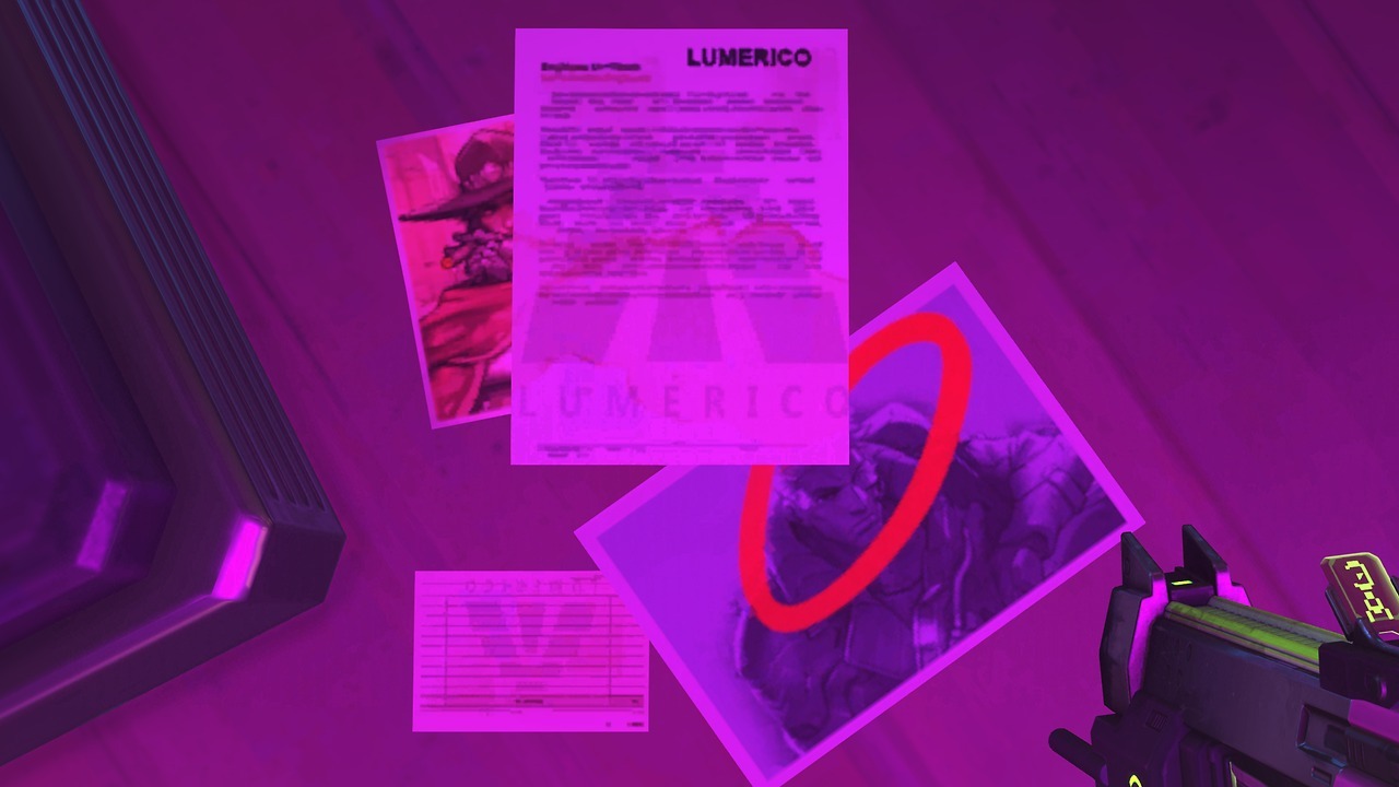 Another picture of McCree. LumeriCo document that can also be found in the last Dorado point. Jack Morrison’s picture with a big red circle that I did not draw there.