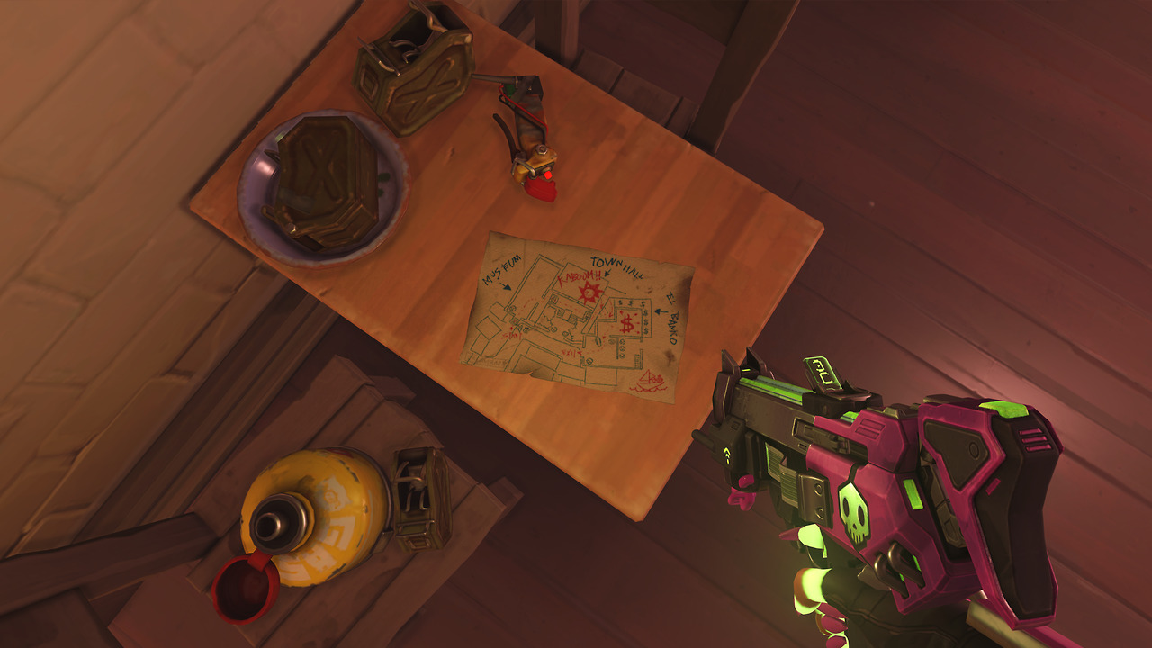 That’s their heist map for when they robbed the Dorado bank!